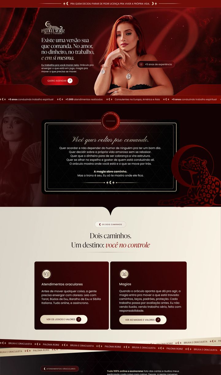 Landing page Paloma Roriz