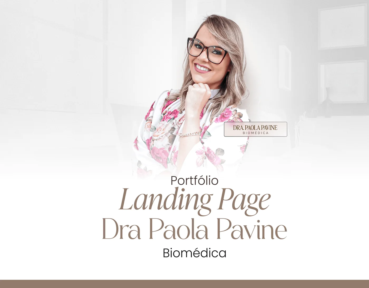 Dra. Paola Pavine · Landing page para biomedicina estética