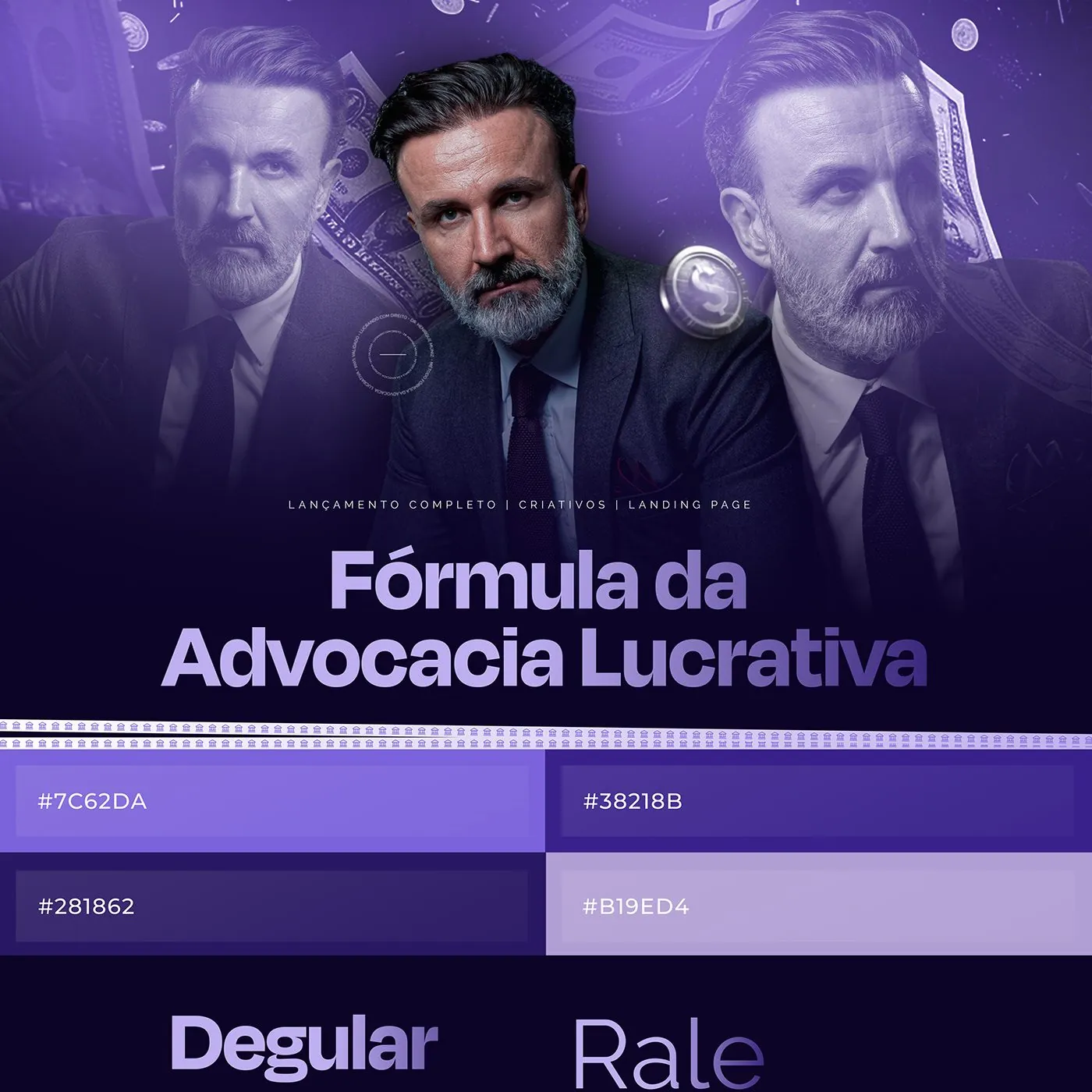 Fórmula da Advocacia Lucrativa, Página de lançamento para lançamento para advogados, página completa