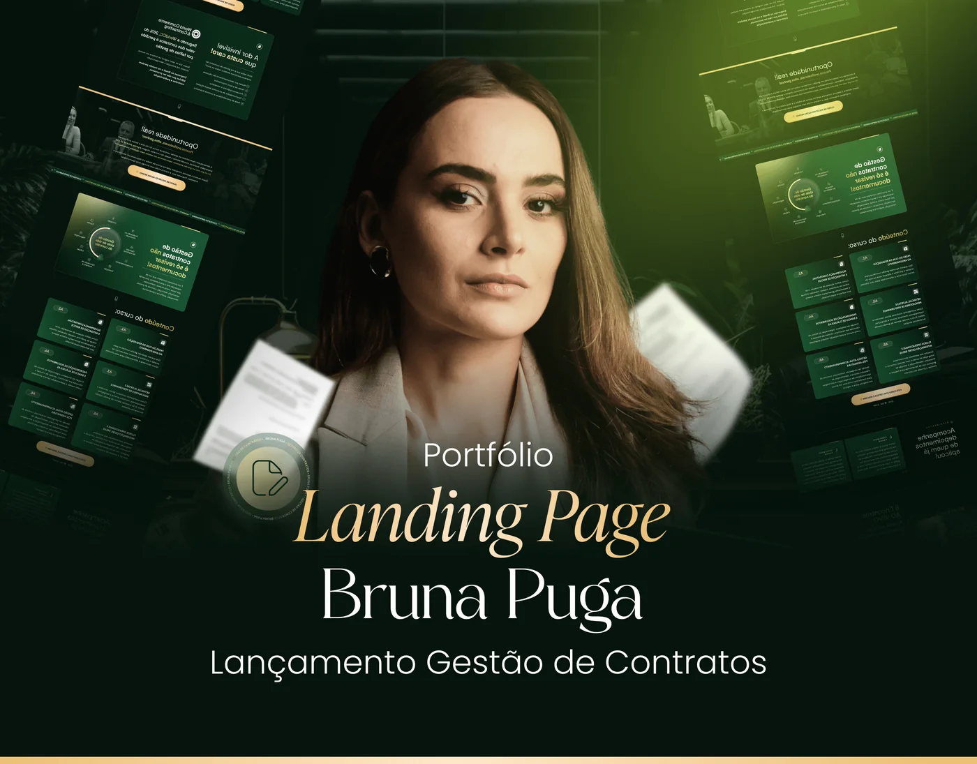 Bruna Puga · Página de lançamento para gestão de contratos