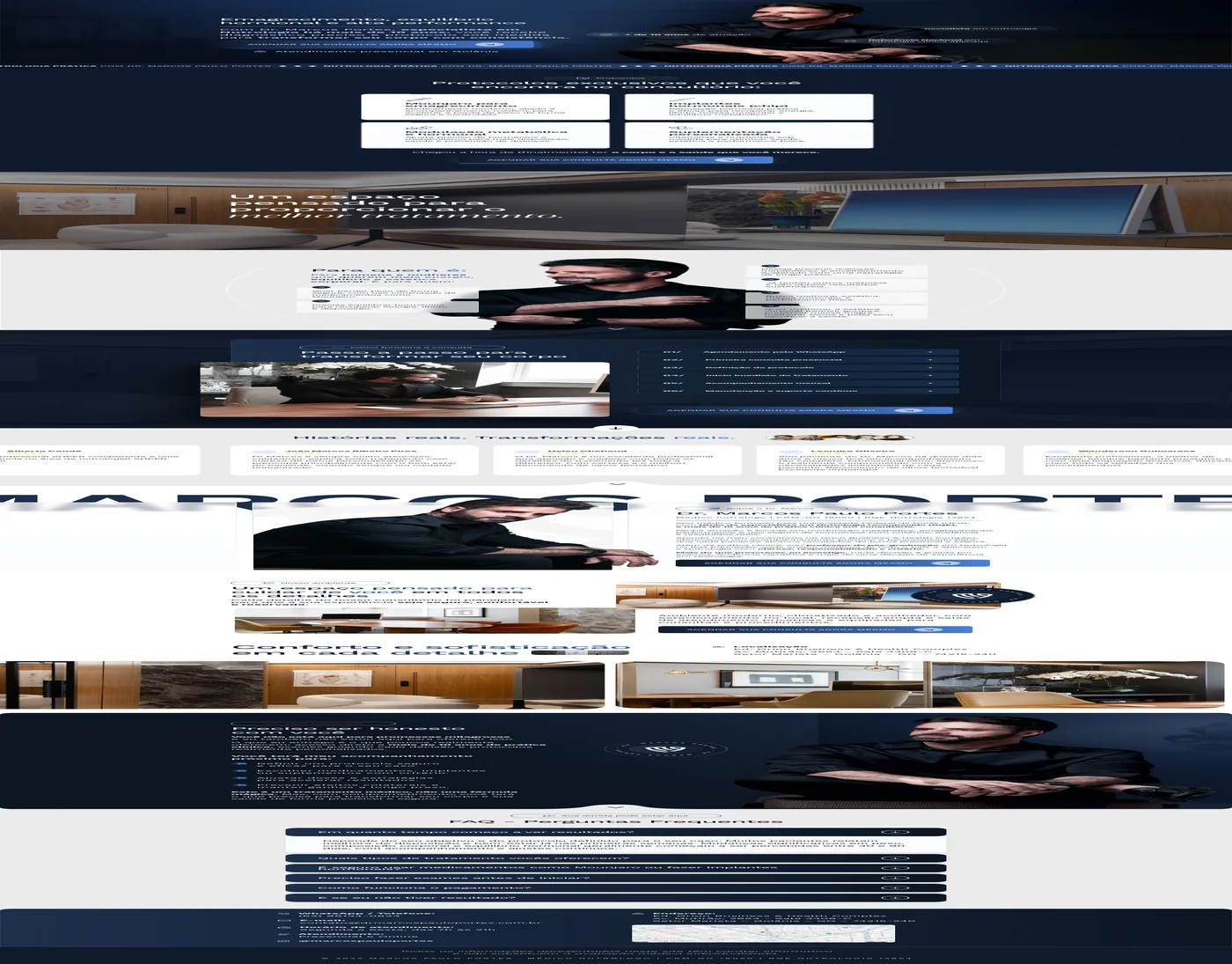 Dr. Marcos Portes · Landing page para nutrologia