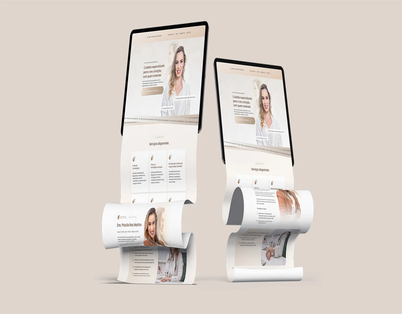 Dra. Priscila Reis Martins · Landing page para cardiologia