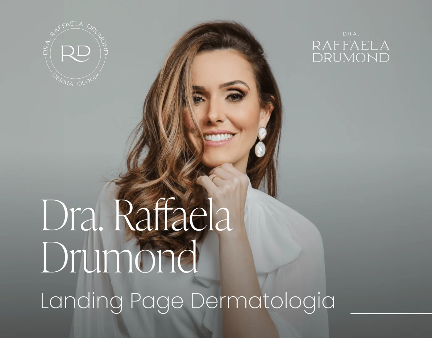 Dra. Raffaela Drumond · Landing page para dermatologia