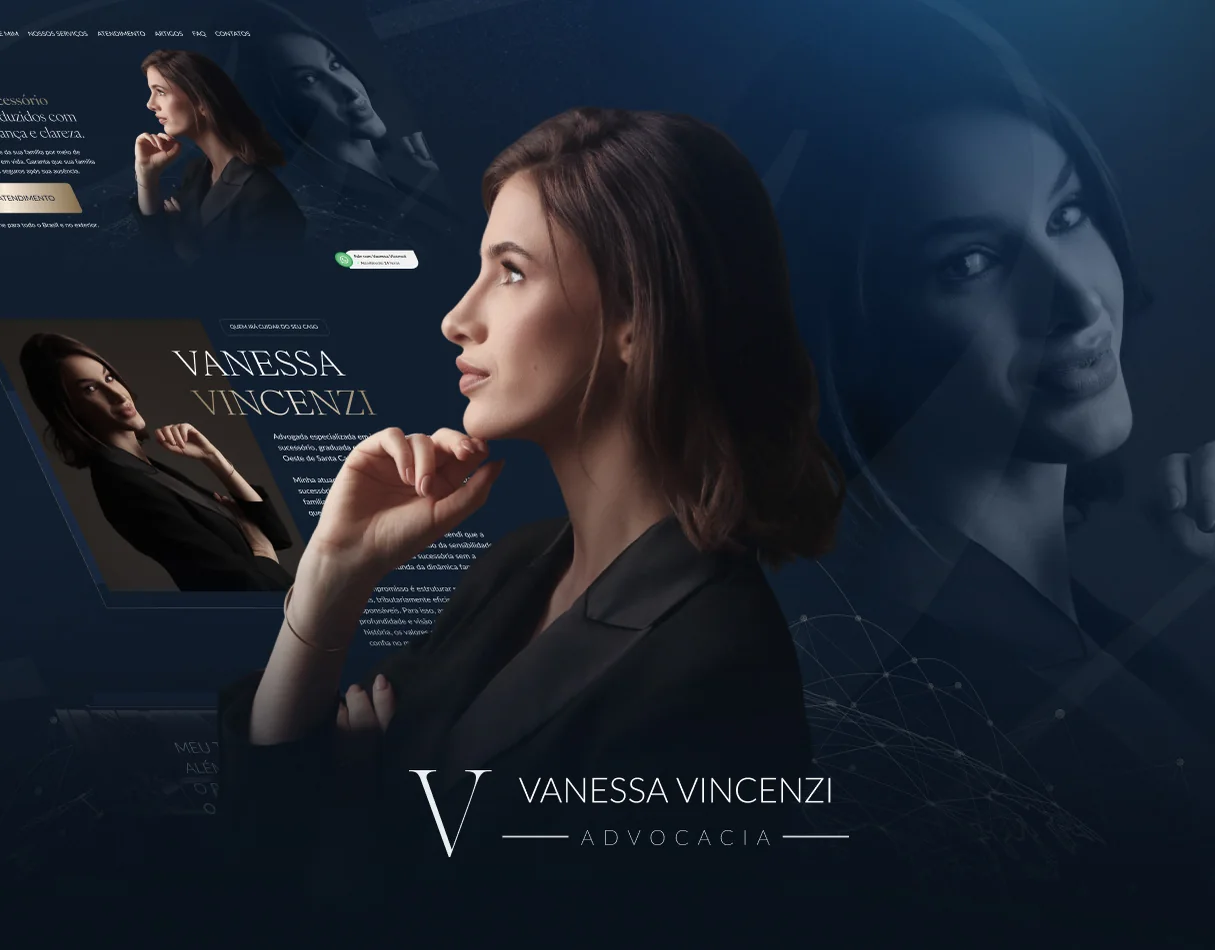 Vanessa Vincenzi · Página de vendas para planejamento sucessório